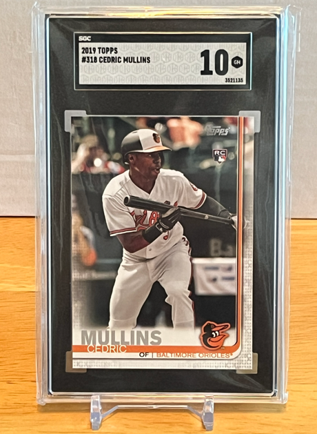 2019 Topps #318 Cedric Mullins SGC 10
